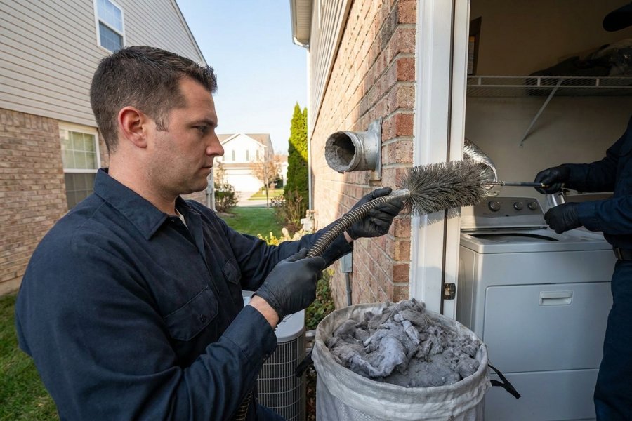 Clogged Dryer Vent Cleaning by FreshFlow Dryer Vent Cleaning